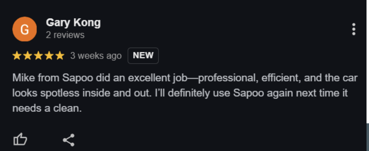 5-star Google review